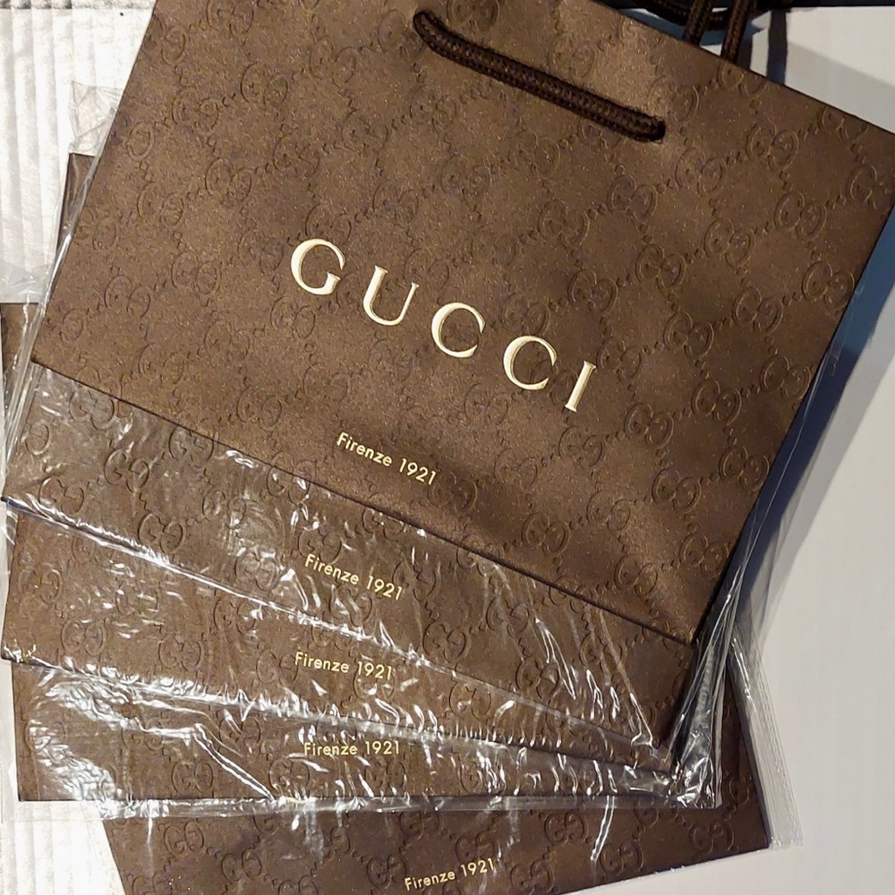 3 Brand New Gucci Gift bags